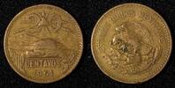 Mexico 20 Centavos Mexico ESTADOS UNIDOS MEXICANOS Bronze 1951 Mo SCARCE DATE KM#439(2) -