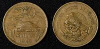 Mexico 20 Centavos Mexico ESTADOS UNIDOS MEXICANOS Bronze 1946 Mo KM# 439 (27 589) -