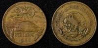Mexico 20 Centavos Mexico ESTADOS UNIDOS MEXICANOS Bronze 1944 KM# 439 (27 584) -
