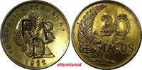 Peru 20 Centavos 1962 PERU 1962  C/S ''RRD'' Struck On Coin KM# 221.2b E... 25,77 EUR  Excl. 12,88 EUR Verzending