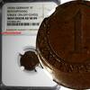1 Reichspfennig Germany Wiemar Bronze 1924-A  MINT ERROR NGC AU58 BN KM# 37 (093)
