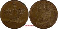Bronze Sweden Gustaf V  1925 5 Ore KM# 779.2 (17 856) Uncertified