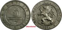 Belgium 5 Centimes Belgium Leopold II Copper-nickel 1894 Dutch text KM# 41 (17 929) -