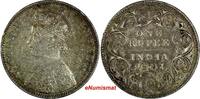 India Rupee India-British Victoria Silver 1901 (B) KM# 492 (18 251) -