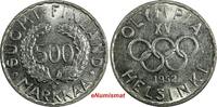 500 Markkaa Finland Silver 1952 H  Olympic Games Mintage-586,000 KM# 35 (18 543) Uncertified