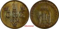 Sweden Bronze Sweden Oscar II 1904 1 Ore Extra Large letters aUNC/UNC KM# 750 (18 588) -