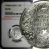 India 1/2 Rupee India-British George VI Silver 1940 (B) Bombay NGC AU58 KM# 550a (064) -