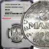 3 Mark Germany,Weimar Republic 1922 A  NGC MS63 LEGEND AROUND EAGLE KM# 29 (003)