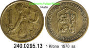 Tschechoslowakei 1 Krone *59 KM50 . 240.0295.13 -