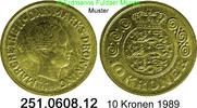 Dänemark 10 Kronen *89 KM867 . 251.0608.12 -