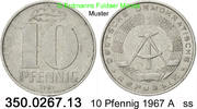 DDR Deutschland 10 Pfennig J. 1510 . 350.0267.13 -