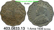 Indien 1 Anna *12 KM513 . 403.0833.13 -