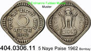 Indien 5 Naye Paise 5 Paise *88 KM16 . 404.0306.11 -