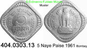 Indien 5 Naye Paise 5 Paise *88 KM16 . 404.0303.13 -