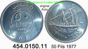 Kuwait 50 Fils *12 KM13 Schiff Dhau . 454.0150.11 -
