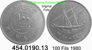 Kuwait 100 Fils *13 KM14 Schiff Dhau . 454.0190.13 -