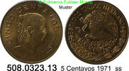Mexico 5 Centavos *65 KM427 Dominguez . 508.0323.13 -