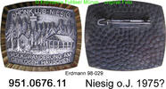 Fulda - Niesig Plakette Gerloser Häuschen . 951.0676.11 -