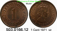 Mauritius 1 Cent *20 KM31 . 503.0166.12 -