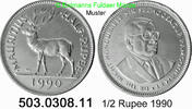 Mauritius 1/2 Rupee *43 KM54 Hirsch . 503.0308.11 -