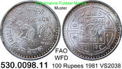 Nepal 100 Rupees *244 KM850 FAO,WFD . 530.0098.11 -