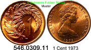 Neuseeland 1 Cent *31 KM31 Farnblatt . 546.0309.11 -