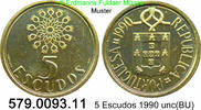 Portugal 5 Escudos *92 KM632 . 579.0093.11 -