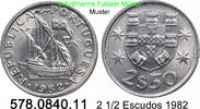 Portugal 2 1/2 Escudos *48 KM590 Karavelle . 578.0840.11 -