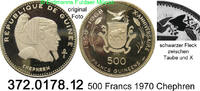Guinea Republik Conakry 500 Francs *25 KM23 Chephren Pharaonenserie Fleck -