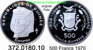 Guinea Republik Conakry 500 Francs *27 KM22 Echnaton Pharaonenserie . 372.0180.10 -