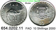 Somalia 10 Shillings *63 KM46 FAO Kamel . 654.0202.11 -