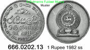 Sri Lanka 1 Rupee *81.2 KM136.2 Riffelrand . 666.0202.13 -