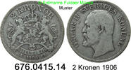 Schweden 2 Kronen *18 KM548 . 676.0415.14 -