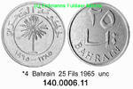 Bahrain 25 Fils *4 KM4 . 140.0006.11 -