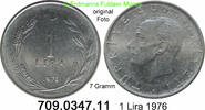 Türkei 1 Lira *409b KM889a.2 -- 7 Gramm . 709.0347.11 -