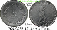 Türkei 2 1/2 Lira *410 KM893.1 -- 12 Gramm . 709.0265.13 -