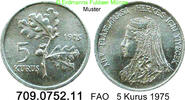 Türkei 5 Kurus *425 KM906 FAO . 709.0752.11 -