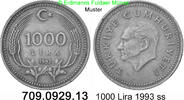 Türkei 1000 Lira *516 KM997 . 709.0929.13 -