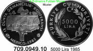 Türkei 5000 Lira *497 KM977 FAO Jahr des Waldes . 709.0949.10 -