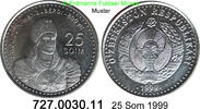 Usbekistan 25 Som *23 KM11 Jaloddin Manguberdi . 727.0030.11 -