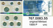 1,91 Dollars 1999P USA original Mintset Mzz P . 767.0083.55 unc