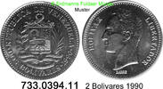 Venezuela 2 Bolivares *53a KMY43a . 733.0394.11 -
