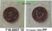 Uganda 10 Cents *2 KM2 Stoßzähne . 716.0007.10 -