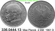 BRD 2 DM J.392 Max Planck . 336.0444.13 -