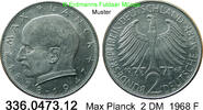 BRD 2 DM J.392 Max Planck . 336.0473.12 -