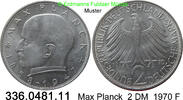BRD 2 DM J.392 Max Planck . 336.0481.11 -