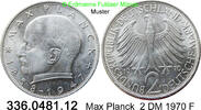 BRD 2 DM J.392 Max Planck . 336.0481.12 -