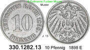 Deutschland Kaiserreich 10 Pfennig J. 13 . 330.1282.13 -