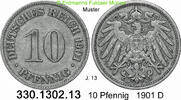 Deutschland Kaiserreich 10 Pfennig . . J. 13 . 330.1302.13 -