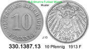 Deutschland Kaiserreich 10 Pfennig . . J.13 . . 330.1387.13 -